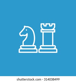 Chess icon vector