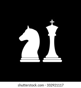 Chess icon vector
