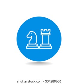 Chess icon vector