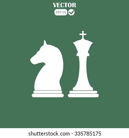 Chess icon vector