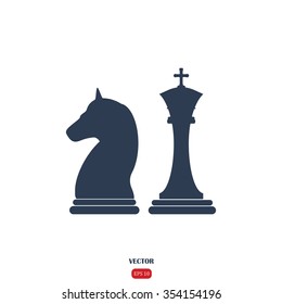 Chess icon vector