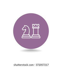 Chess icon vector