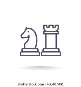 Chess icon vector