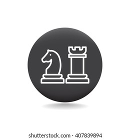 Chess icon vector