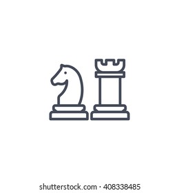 Chess icon vector