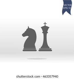 Chess icon vector