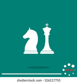 Chess icon vector