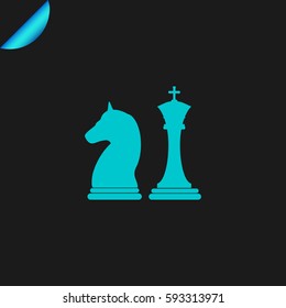 Chess icon vector