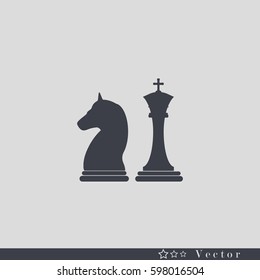 Chess icon vector