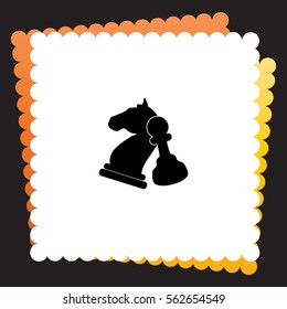 Chess  icon. Vector design.