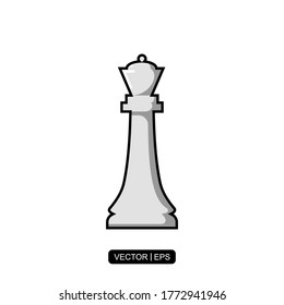 Chess icon vector illustration logo template for many purpose.