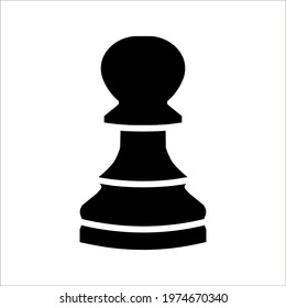 Chess icon Vector Illustration on the white background. color editable eps 10