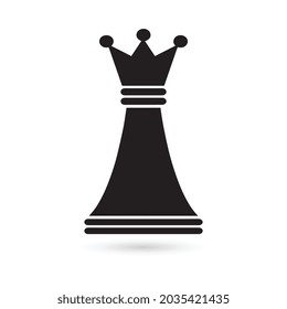 Chess icon Vector Illustration on the white background.