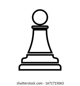 chess icon vector illustration sign symbol