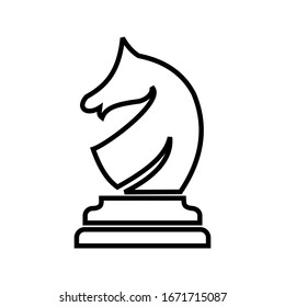 Vektorillustration-Symbol für Schach