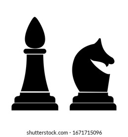 chess icon vector illustration sign symbol