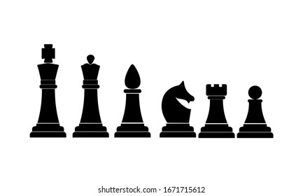 chess icon vector illustration sign symbol