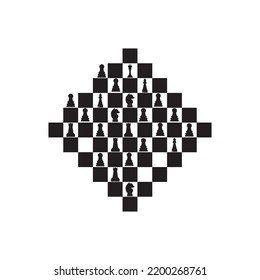 chess icon VECTOR ILLUSTRATION SYMBOL DESIGN