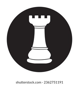 Chess icon vector illustration symbol design