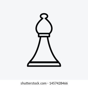 Chess icon vector logo template illustration 