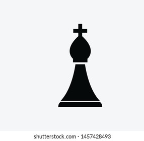 Chess icon vector logo template illustration 