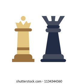 Chess icon vector icon. Simple element illustration. Chess symbol design. Can be used for web and mobile.