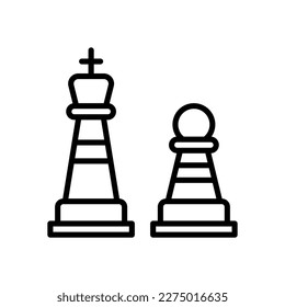 icono de ajedrez para tu diseño de sitio web, logotipo, aplicación, interfaz de usuario.