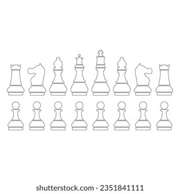 Chess Pieces Svg/Chess game/Jpg/Png/Ai/Basic chess (2360954)