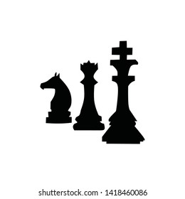 chess illustrations for creative logos, or t-shirt screen printing materials