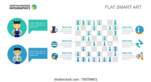 Chess Infographics Slide Template