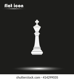 Chess king icon.