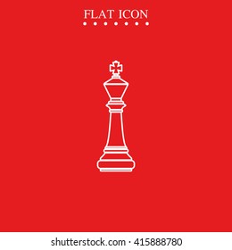 Chess king icon.