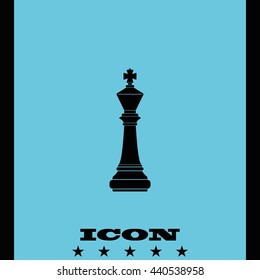 Chess king icon.