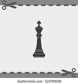 Chess king icon.