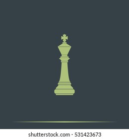 Chess king icon.