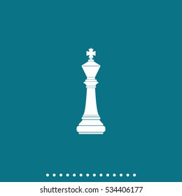 Chess king icon.
