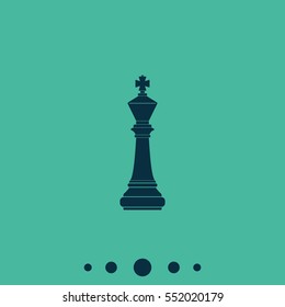 Chess king icon.