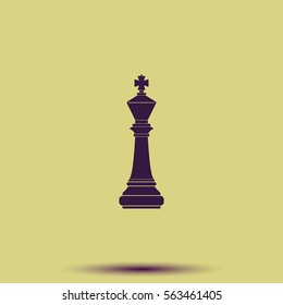 Chess king icon.