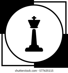 Chess king icon