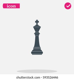 Chess king icon.