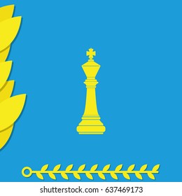 Chess king icon.