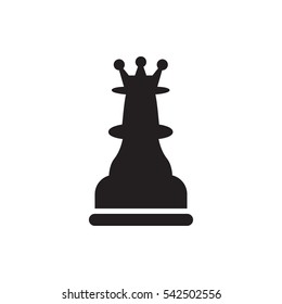 chess king icon illustration isolated vector sign symbol