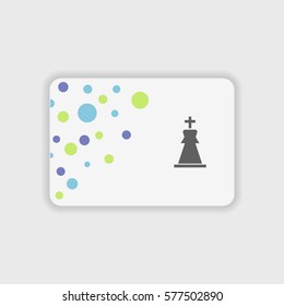 Chess king icon illustration isolated vector sign symbol
