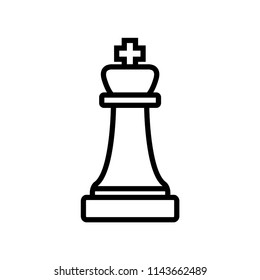 chess - king icon vector
