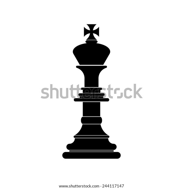 Download Chess King Icon Vector Stock Vector (Royalty Free) 244117147