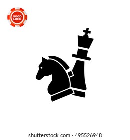 Chess King and Knight Icon