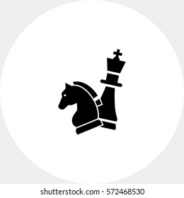 Chess King and Knight Icon