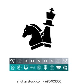 Chess King and Knight Icon