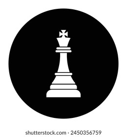 chess king logo vector illustration design