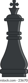 chess, king - chess piece, board game